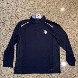 Majestic Tampa bay Rays quarter-zip
